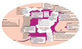 Imagen: Fragmento del mapa del acceso a la reparación facial en España