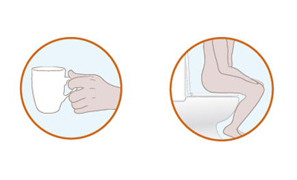 Imagen: Compartir cubiertos o vasos. Usar los lavabos.