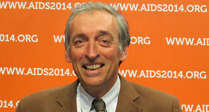 El investigador principal Francois Dabis en la conferencia AIDS 2014. Foto: Gus Cairns (aidsmap.com). 