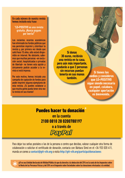 Imagen: Colabora en la impresión de LO+POSITIVO