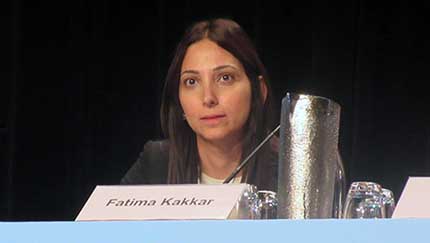 Fatima Kakkar, en la IAS 2015. Foto: Liz Highleyman, hivandhepatitis.com 